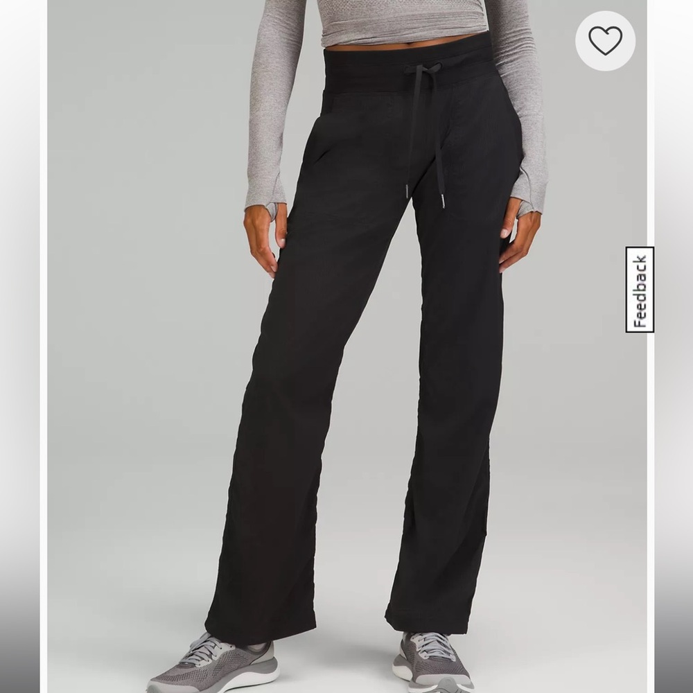 LULULEMON Black ‘Dance Studio Mid-Rise Pant’ - size 6